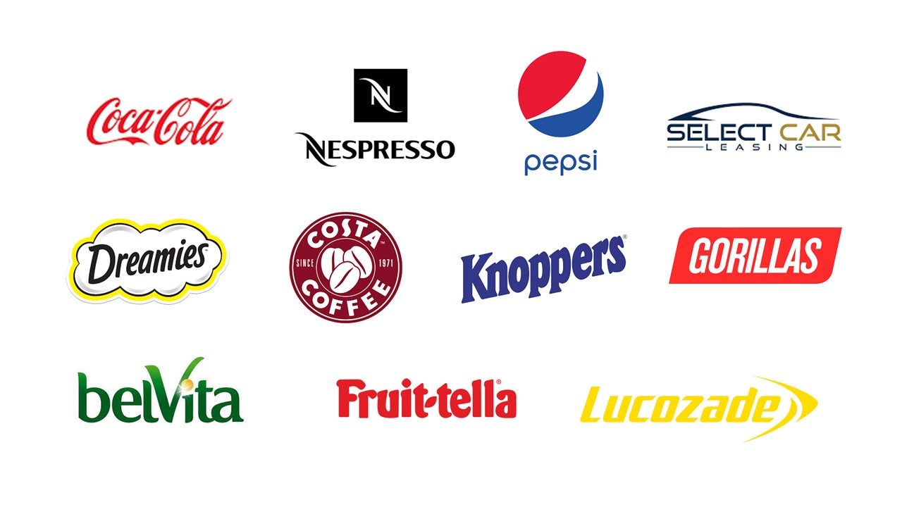 Selection of logos of organisations who booked promotional space in Reading